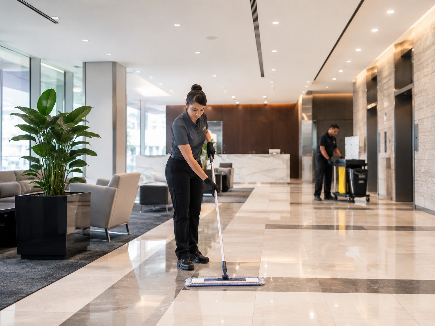 Commercial janitorial services